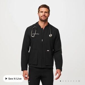 Figs Men Denver Scrub Jacket XXL